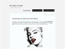 Tablet Screenshot of guidogarcia.net